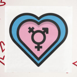 ハートのトランスプライドナプキンス