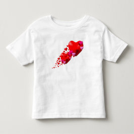 ハートのトレイル - トドラーTシャツ