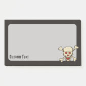 ハートのドクロ ポストイット (正面)