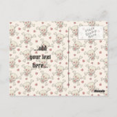 ハートのドクロ ポストカード (裏面)