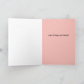 ハートのナナヴィンテージバレンタインデーのカード シーズンカード (内部)