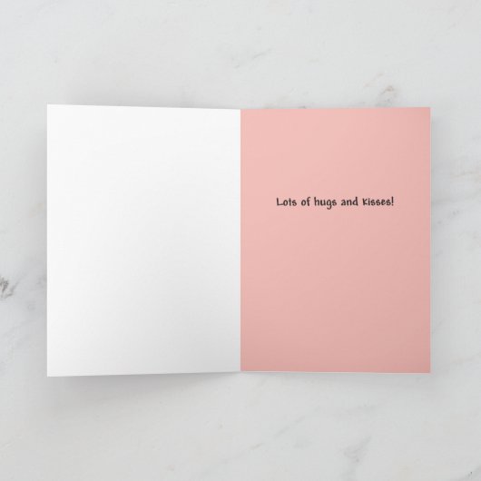 ハートのナナヴィンテージバレンタインデーのカード シーズンカード (内部)