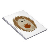 ハートのハリネズミ ノートブック (右側)