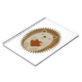 ハートのハリネズミ ノートブック (左側)