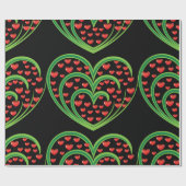 ハートのハートラップ紙 ラッピングペーパー (フラット)