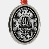 ハートのバイキング メタルオーナメント (右)