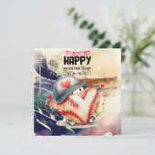 ハートのバレンタインデーに野球 シーズンカード (スタンド正面)