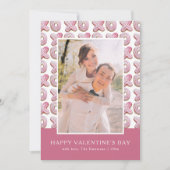 ハートのバレンタインデーカード シーズンカード (正面)