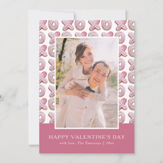 ハートのバレンタインデーカード シーズンカード (正面)