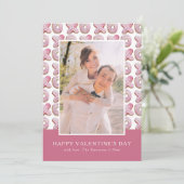 ハートのバレンタインデーカード シーズンカード (スタンド正面)