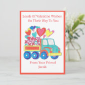 ハートのバレンタイン トラック シーズンカード (スタンド正面)