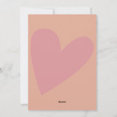 ハートのバレンタイン・誕生日 フランネルの子犬 シーズンカード (裏面)