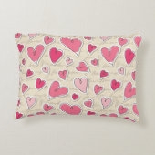 ハートのパターン アクセントクッション (裏面)