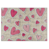 ハートのパターン カッティングボード (正面)