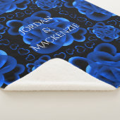 ハートのパターン シェルパブランケット (3/4)