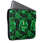 ハートのパターン ラップトップスリーブ (正面右)