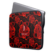 ハートのパターン ラップトップスリーブ (正面左)