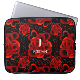 ハートのパターン ラップトップスリーブ