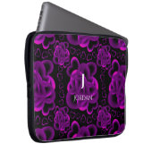 ハートのパターン ラップトップスリーブ (正面右)