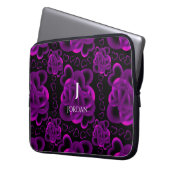 ハートのパターン ラップトップスリーブ (正面左)