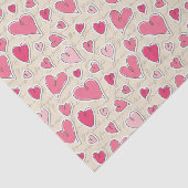 ハートのパターン 薄葉紙 (詳細)