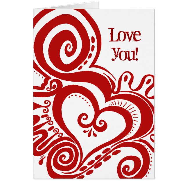 ハートのパワー赤 (正面)