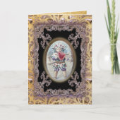 ハートのビクトリア時代の人を与えること シーズンカード (正面)