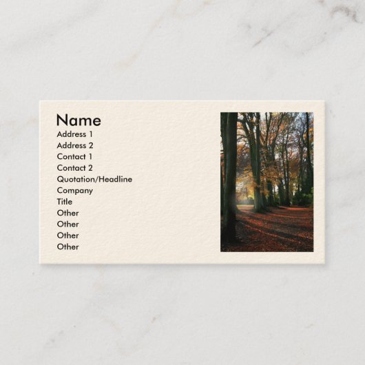 ハートのビジネスまたはプロフィールカードの深い 名刺 (正面)