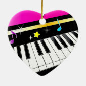 ハートのピアノ セラミックオーナメント (裏面)