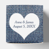 ハートのフェイバーボックス（青いデニム） フェイバーボックス (上部)