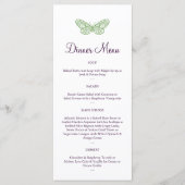 ハートのフラッターメニューが緑 メニュー (正面)