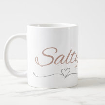 ハートのフリルのある「Salty」ギフト　彼女の誕生日プレゼントに