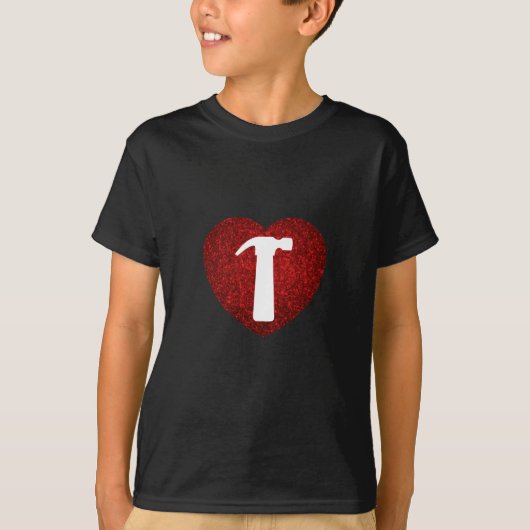 ハートのブレーカはTシャツを眩ましました Tシャツ (正面)