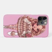 ハートのプリンセス人形 Case-Mate iPhoneケース (裏面(横))