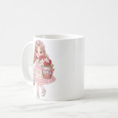 ハートのプリンセス コーヒーマグカップ (正面左)