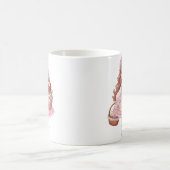 ハートのプリンセス コーヒーマグカップ (中央)