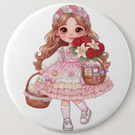 ハートのプリンセス 缶バッジ