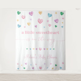 ハートのベイビーシャワーテープ「リトルスイートハート」 タペストリー