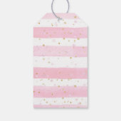 ハートのベイビーシャワーバレンタインファブレスギフトタグ ギフトタグ (裏面)