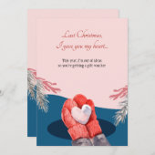 ハートのホリデーカードをあなたに シーズンカード (正面/裏面)