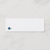 ハートのボーダープロフィールカード スキニー名刺 (裏面)