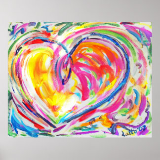 ハートのポスター ポスター