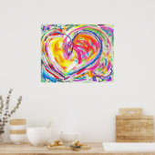 ハートのポスター ポスター (キッチン)