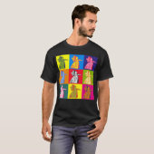 ハートのポップアートの女王 Tシャツ (正面フル)