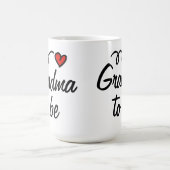 ハートのマグがある祖母 コーヒーマグカップ (中央)