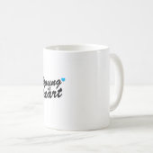 ハートのマグの若者 コーヒーマグカップ (正面右)