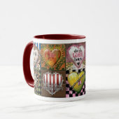 ハートのマグを失わないで下さい マグカップ (正面左)