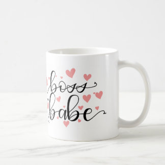 ハートのマグを持つボスの可愛い人 コーヒーマグカップ