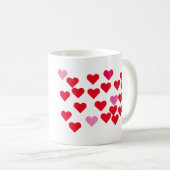 ハートのマグを持つ最も最高のな妻 コーヒーマグカップ (正面右)