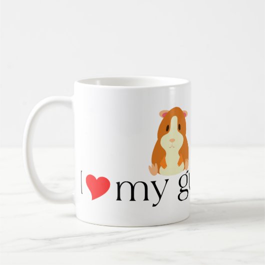 ハートのマフィンのマグ コーヒーマグカップ (左)